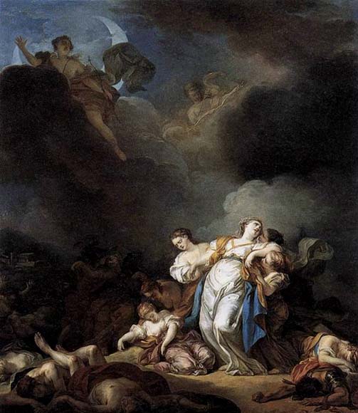 Apollo and Diana Attacking Niobe and her Children